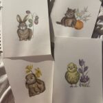 Sketches Watercolor Forest Animals