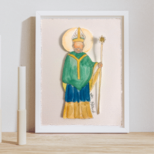 Saint Patrick Handmade Print