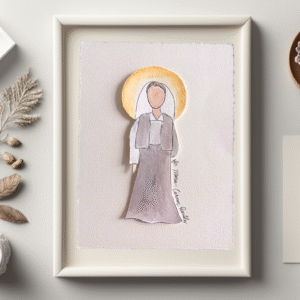 Saint Maria Carmen Rendiles Martínez Handmade Print